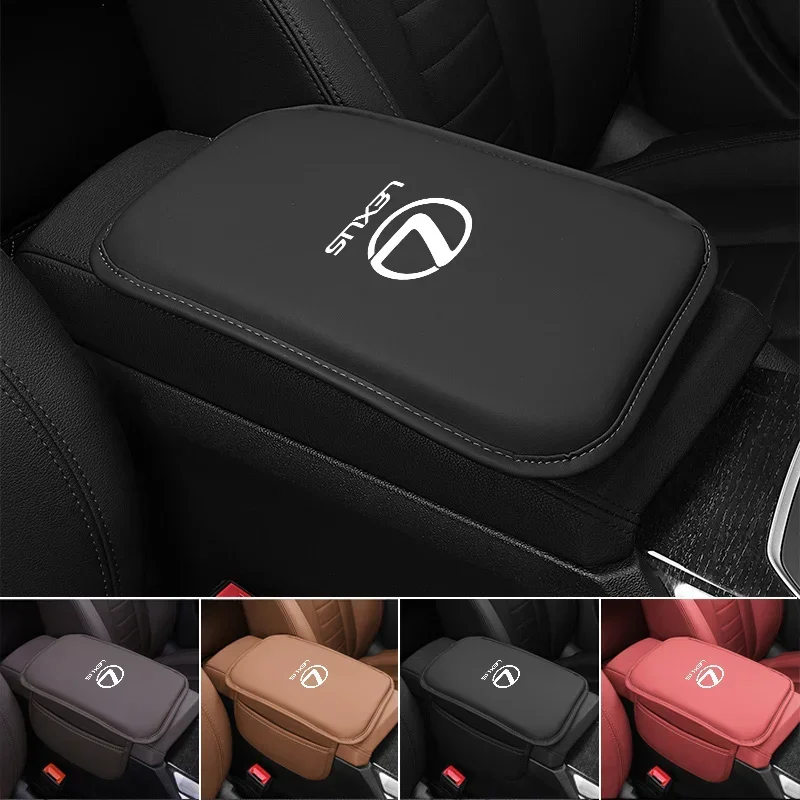 Center Console Arm Rest Protector Leather Car Armrest Box For Lexus IS500 LS460 RC200 LM300 RX450 LX NX350h LC UX CT RZ450e RC30