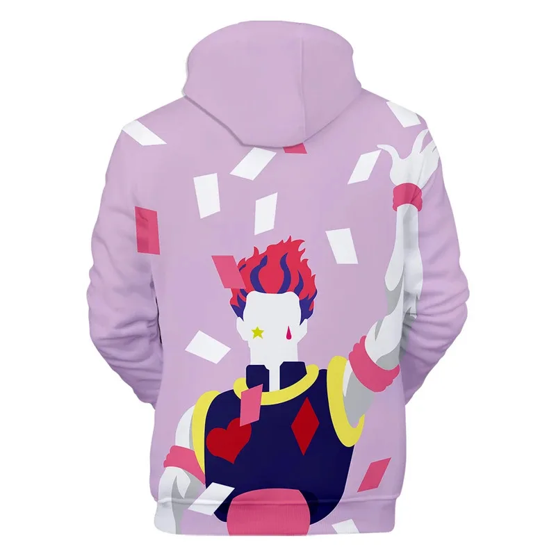 2025Hot X Hunter Hisoka аниме толстовка брендовая одежда модные мужские/женские толстовки на заказ индивидуальная уличная одежда в стиле хип-хоп123