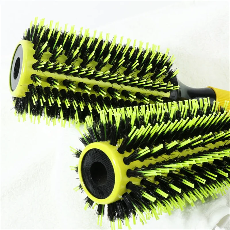 

1/6pcs Boar Bristle Wooden Hair Comb Round Hair Brush Curling Combs Woman Hair Curlerl Professional Hairdresser Styling Tool