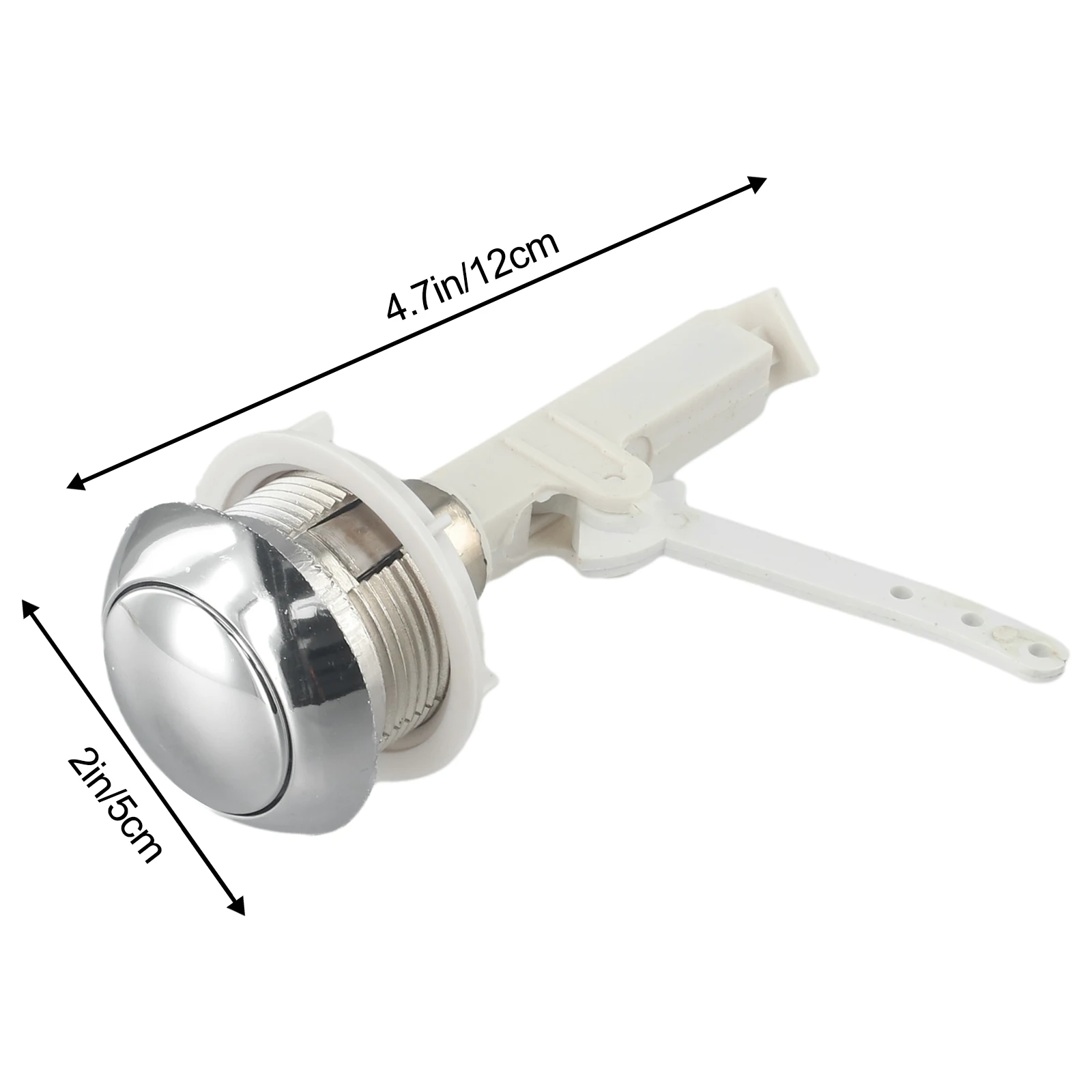 

Practical Push Button Flush Toilet Hotel Rods Water Tank 12x10x5.5cm For Home Plastic Push Buttons Replacement