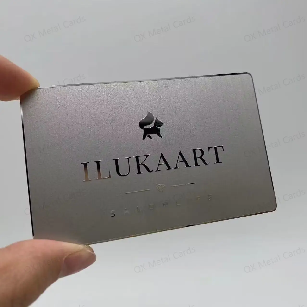 0.5mm Mirror Stainless Steel Metal Business Cards