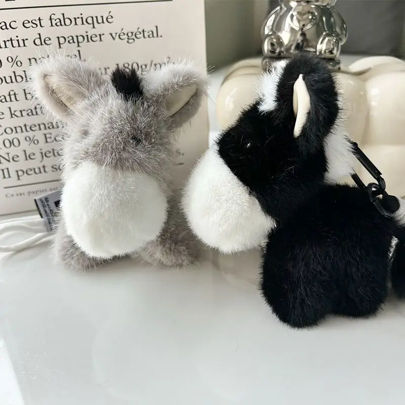 พวงกุญแจตุ๊กตาลูกลาตัวน้อยน่ารัก พวงกุญแจตุ๊กตาขนนุ่มน่ารัก พวงกุญแจตุ๊กตา