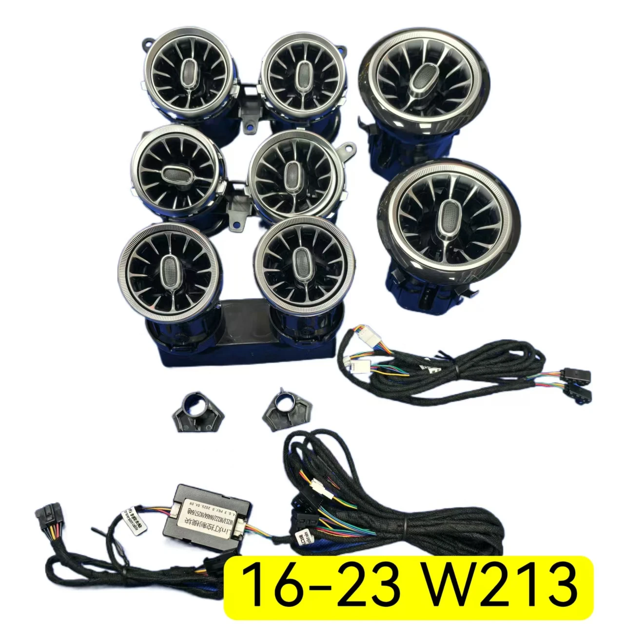 W213 E200 E260 E300 2015-2023 Car Front Dashboard Air Conditioner Vent Grille Complete Assembly For E Class