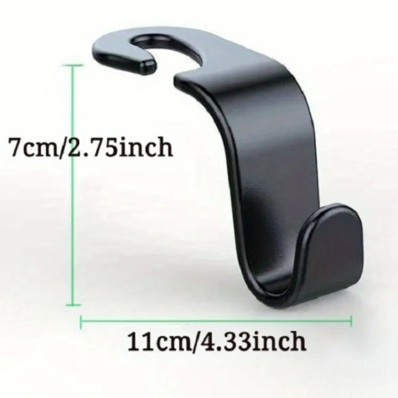 Car Headrest Hanger, Auto Seat Organizer Hook, Vehicle Storage Hook