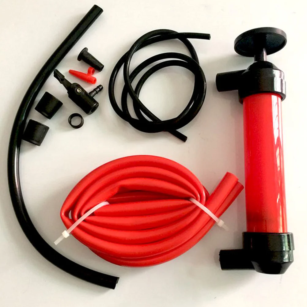 1 Set Manual Siphon Pump For Oil Water Transfer Hand Pump For Lawn Mower Motorcycle Yacht Fuel Oil Sucker Pumping Unit