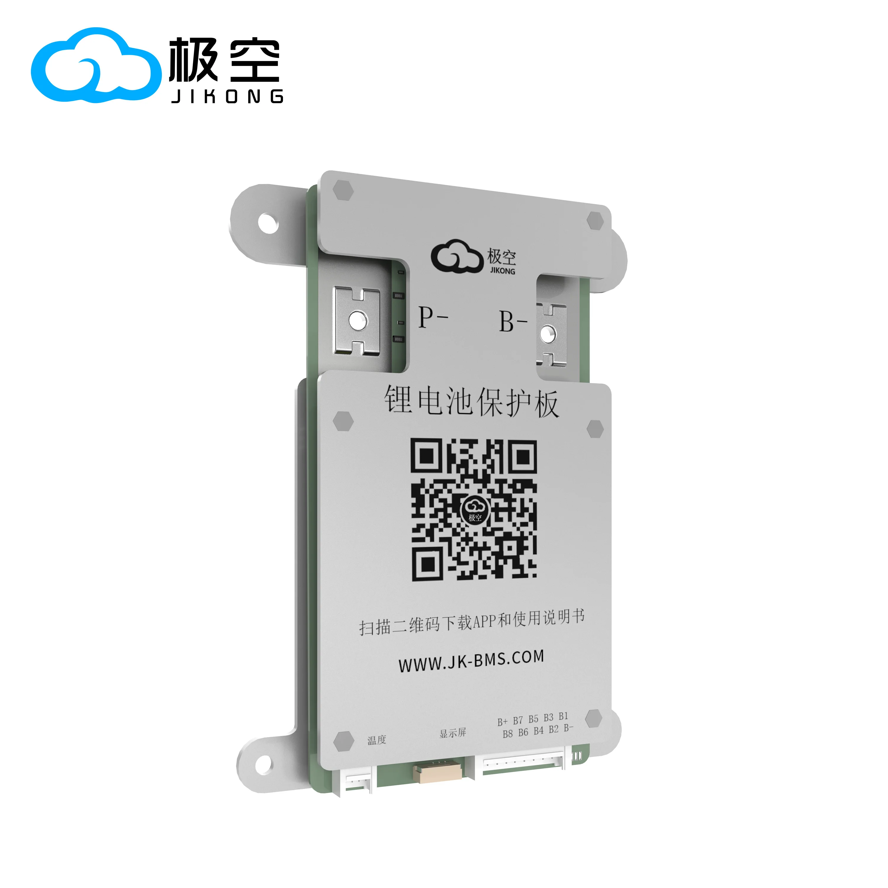 JIKONG BMS BD6A8S10P الذكية BMS 100Ah 4S 5S 6S 7S 8S 12V 24V بطارية مع 0.6A التوازن النشط bms lifepo4 بطارية ليثيوم أيون LTO bms