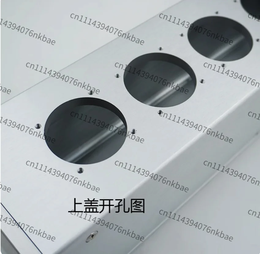 95 All Aluminum HiFi Amplifier Chassis, Fever Audio Power Filter Enclosure US EU Standard Socket Plug Panel