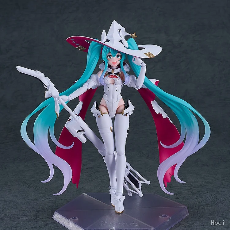 

В наличии оригинальная фигурка Figma SP-171 Racing Miku 2024ver Hatsune 16 см, модель, новый продукт, фигурка, украшения, подвижная фигурка, игрушка