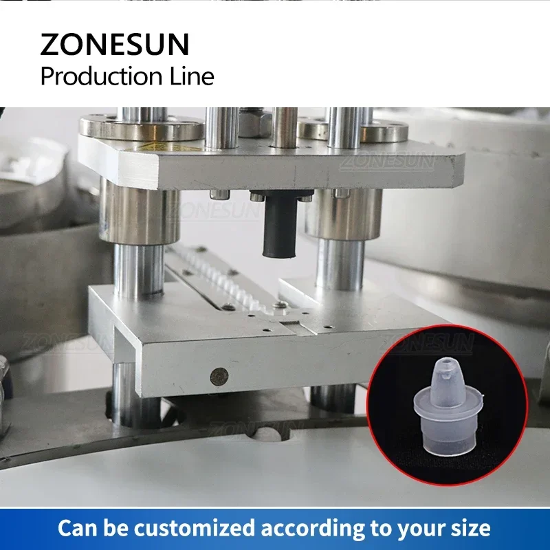 ZONESUN ZS-FAL180A10 Automatic Liquid Filling Capping Labeling Machine Dropper Bottle Essential Oil Packaging