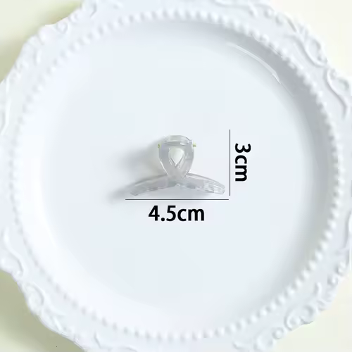 4.5cm Mini Cute Claw Clip Small Girl Hair Claw Semi Transparent Bangs Side Clip Small Shark Clip Women's Hair Apparel Accessory - Image 26