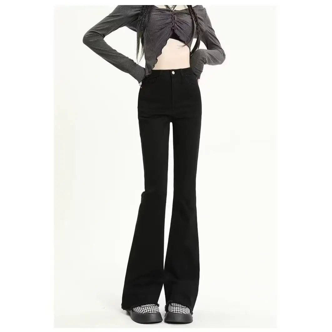 

Bla Bell Bot Jeans Women's Tight Fit High Waist Slimming Elastic Long Pants Spring Autumn New Sle Youth Faion