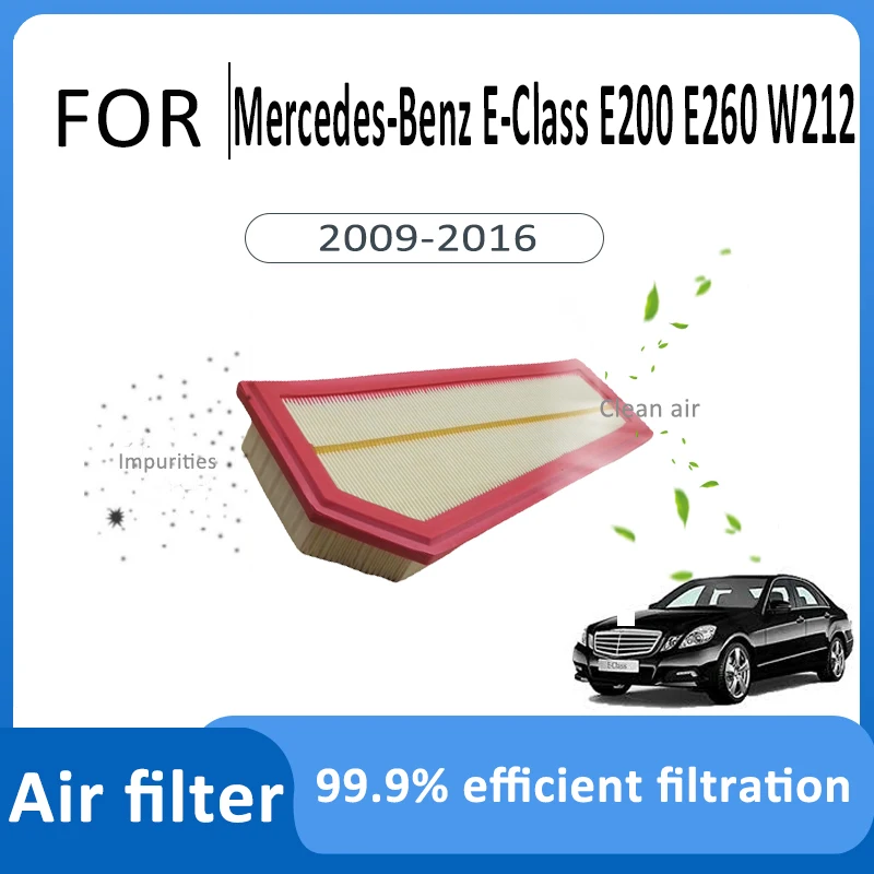 

For Mercedes Benz E Class E200 E260 W212 2009~2016 A6420942304 Air Filter Car High Flow Filter Auto Filter Accessory Open Intake