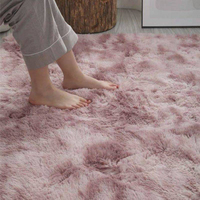 Ultra Soft Tie-Dye Plush Carpet  Area Rug For Bedroom Living Floor Mats  Anti-slip Home Decor Rugs Soft Velvet Carpets Kids Roo