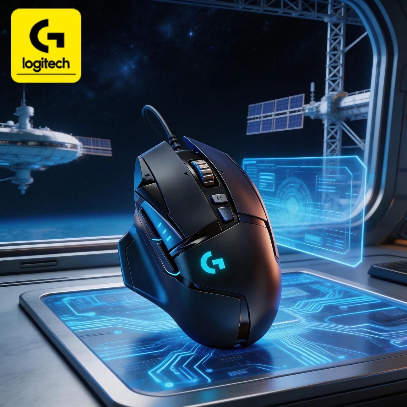 

Logitech G502/G402/G203 mice, with adjustable RGB lighting effects and excellent build quality, make a practical and presentable