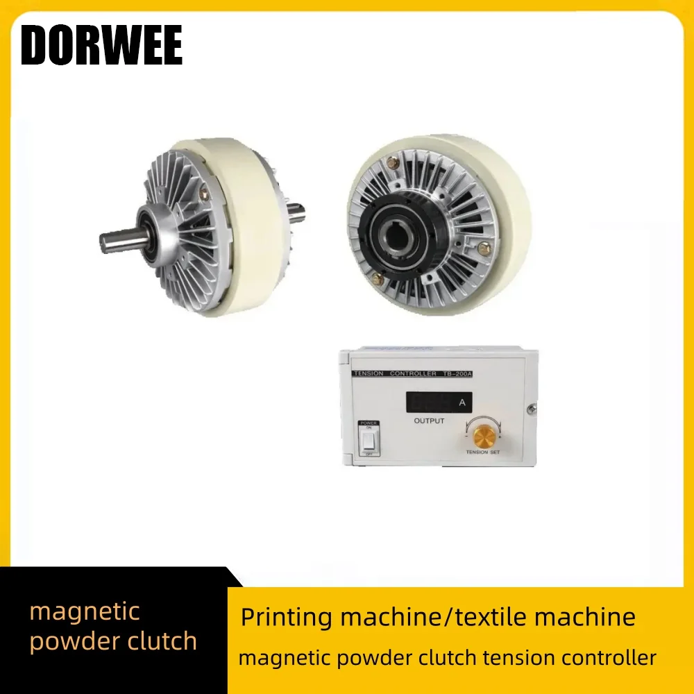 

Комплект контроллера натяжения муфты магнитного порошкового сцепления 0,6-40 кг для намотки текстильной машины, контроль скорости крутящего момента, 24 В постоянного тока
