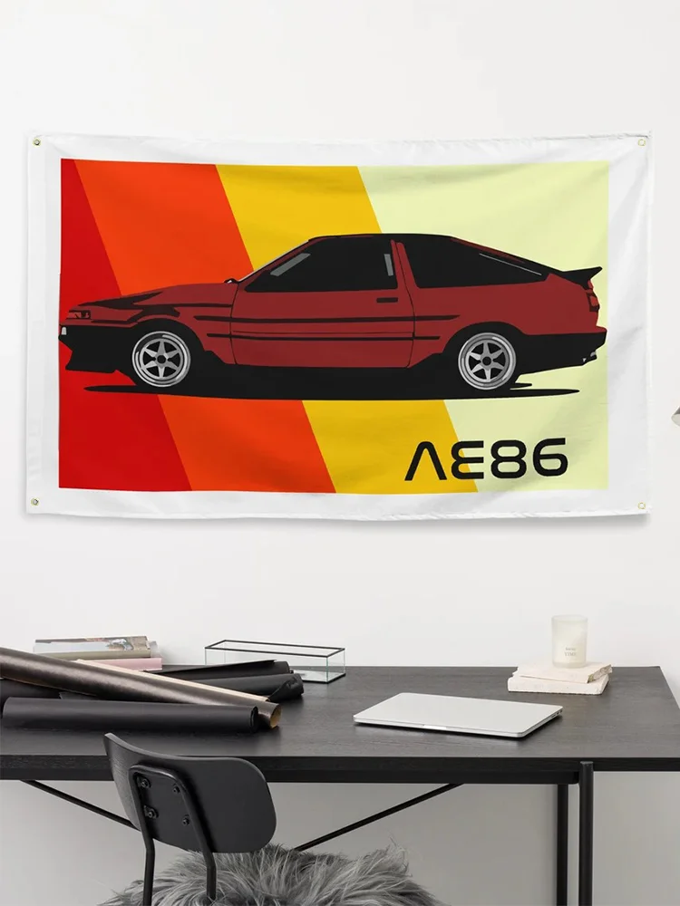 AE86 Sprinter Trueno JDM Garage Office Man Cave Banner Flag