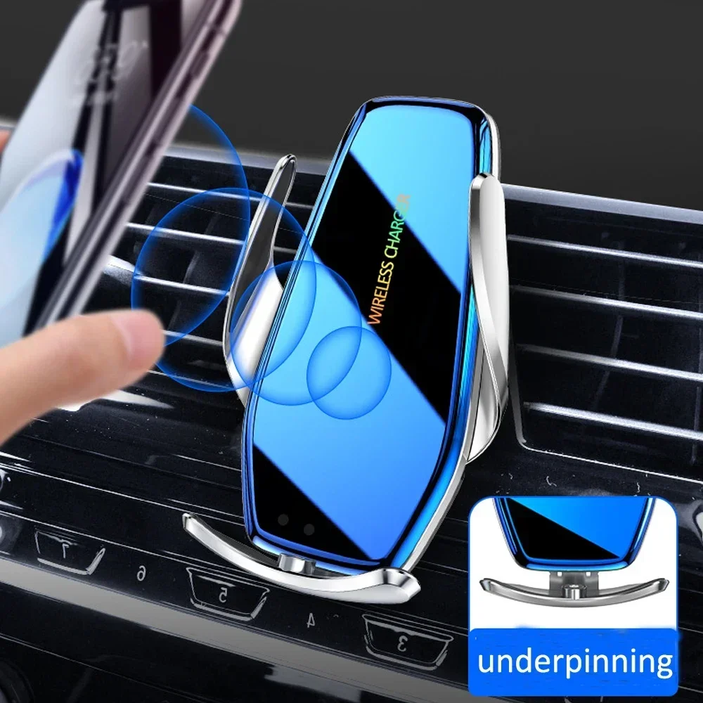 Car Phone Holder For Volvo XC90 2015-2022 Support Wireless Fast Charging Special Fixed Bracket Accessories Fixed Bracket Base