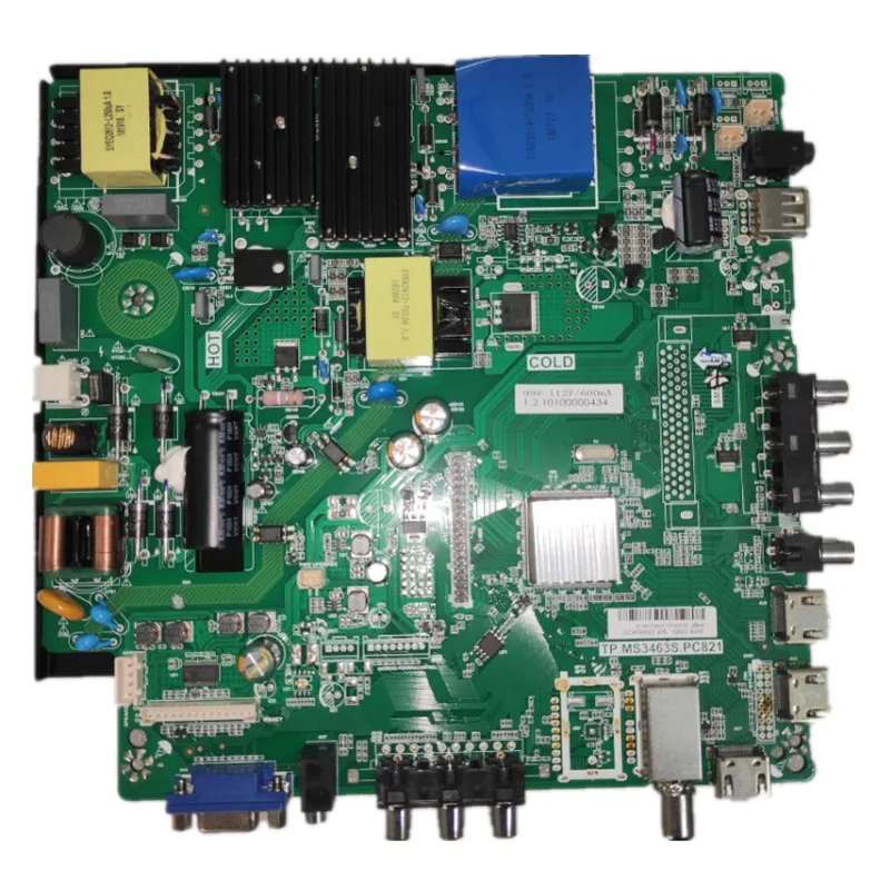 

Материнская плата TP.MS3463S.PC821 «три в одном» для телевизора LSC490HN03. Физические фотографии, проверено на работоспособность.