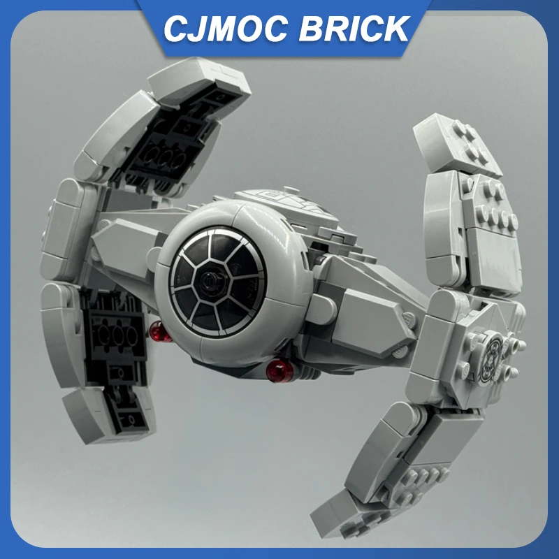 

НОВЫЙ 337 шт. Star Battle MOC TIE/ad прототип v1 Fighters строительные блоки галстук-бомбардировщик звездный корабль модифицированные кирпичи модель DIY игрушки подарки