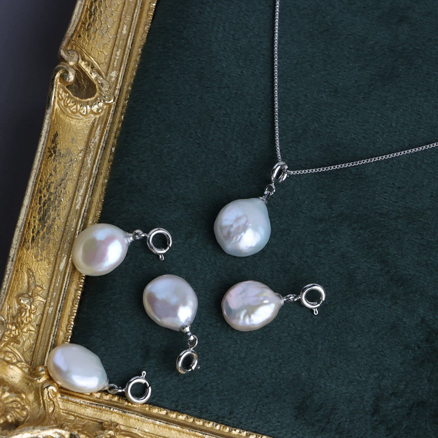 Natural Baroque Pearl Necklace Pendant AAA12-13mm Welfare/Welfare * Welfare Pendant