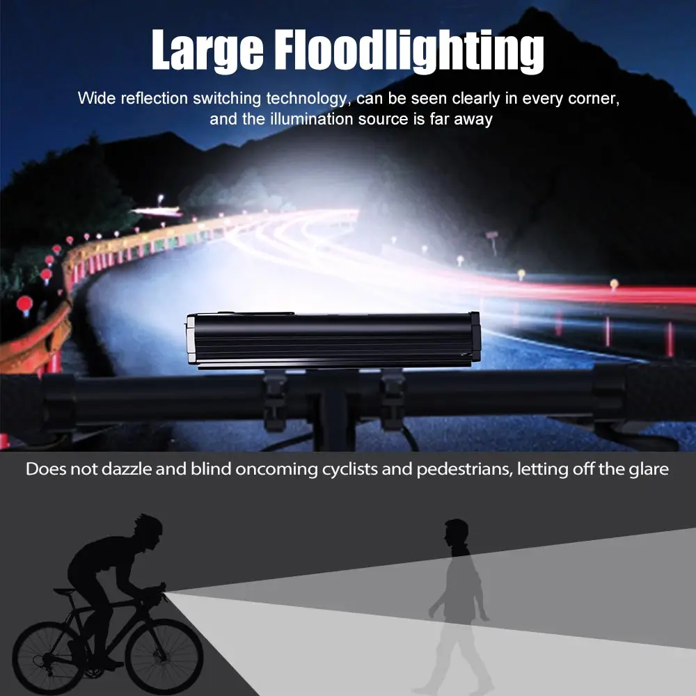 Bicycle Light Front 17LED 25500Lumen Bike Light 10000mAh Waterproof Flashlight USB Charging MTB Road Cycling Lamp Accessories