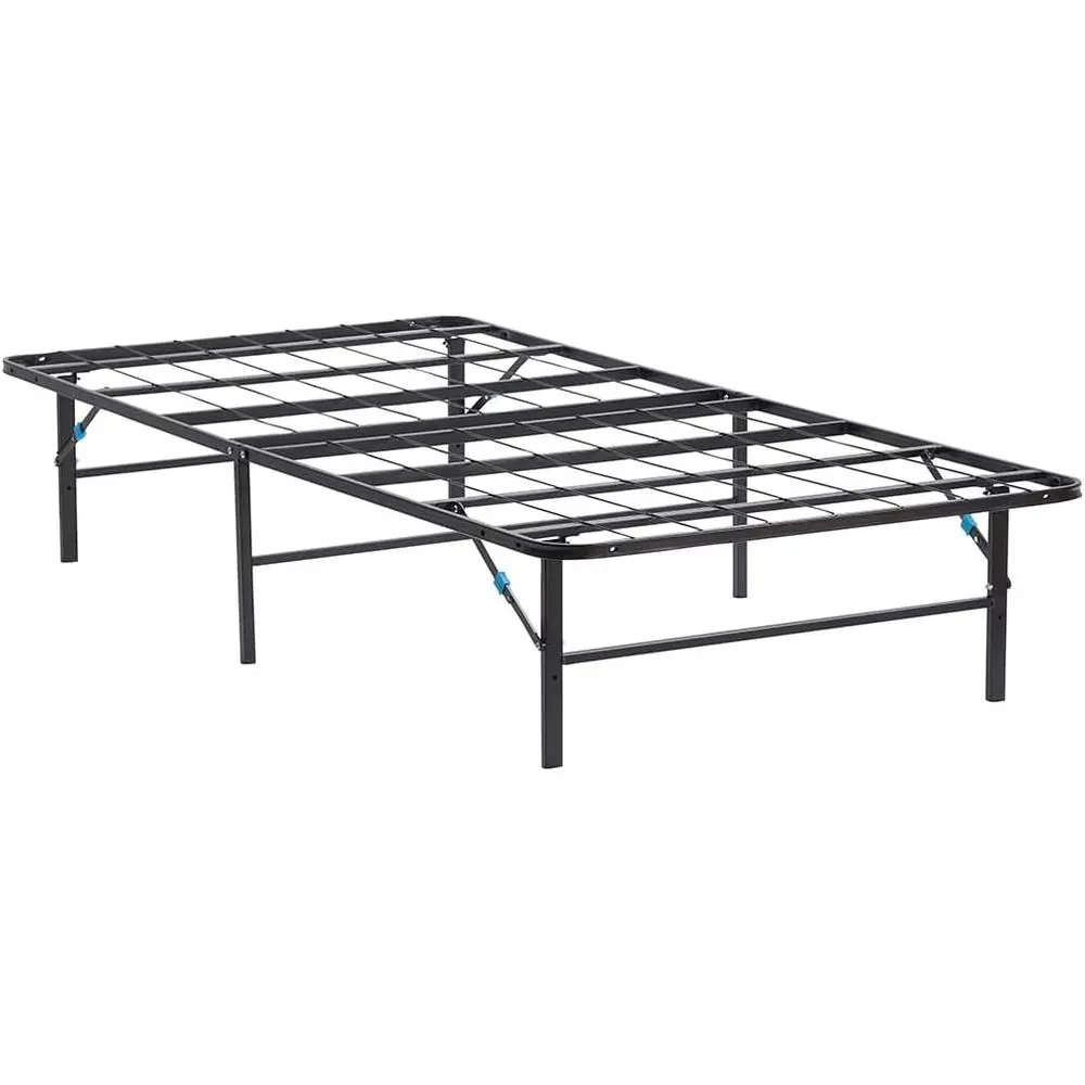 

Раскладная кровать Nestl Twin XL, кровать-платформа, стальная, простая сборка без инструментов, высота 14 дюймов, размер Twin XL, черная.
