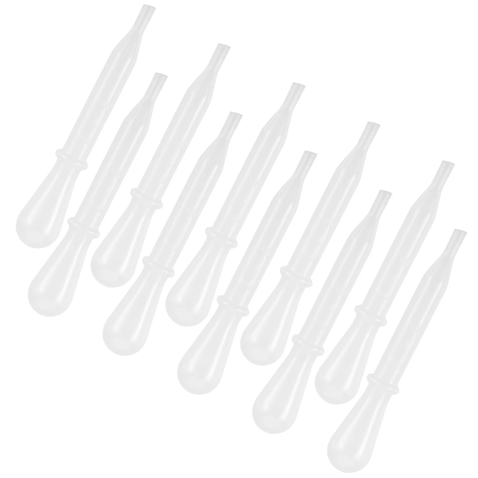 

10Pcs Essential Oil Droppers Plastic Pipettes Small Liquid Eye Droppers for Laboratory Home Medical Craft Tattoo Pigment