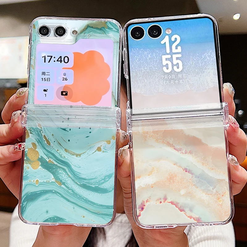 Mor Mermer Desenli Telefon Kıl - Phone Cases Z Flip 6 incelemesi ve fiyatı