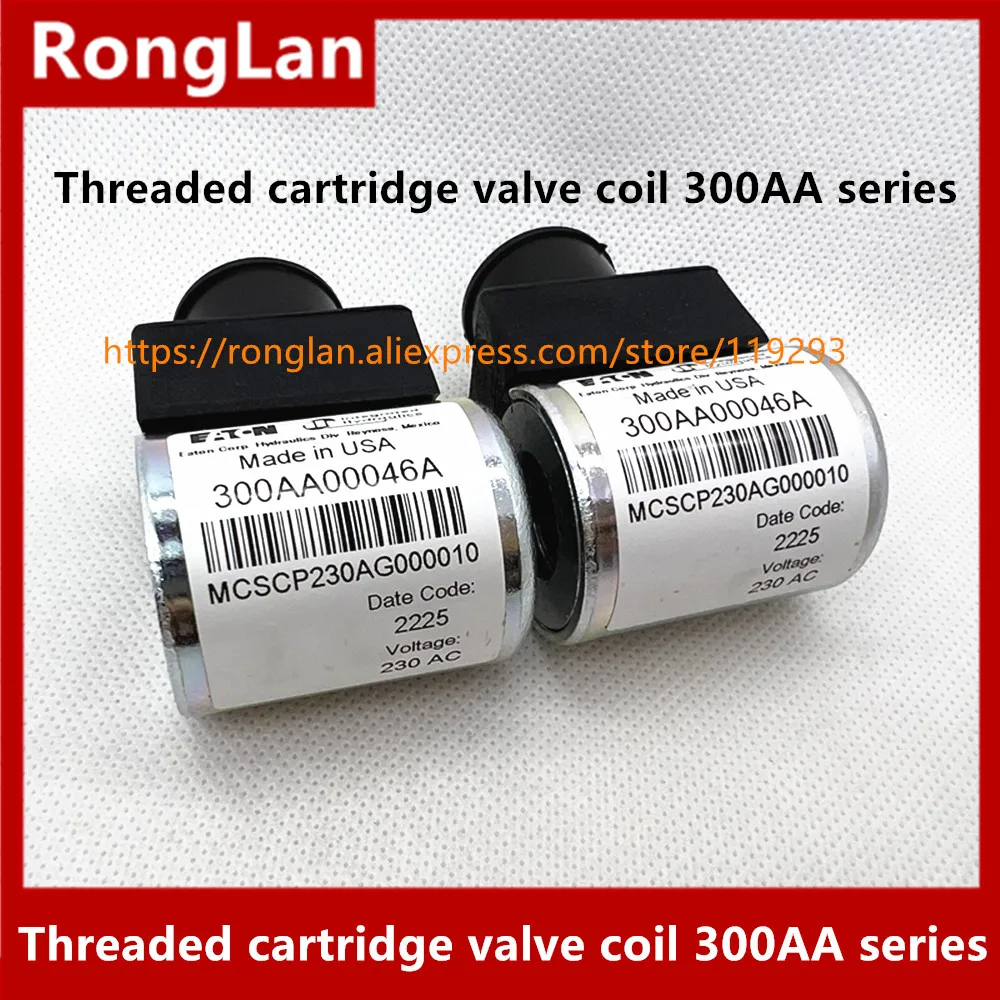 Threaded cartridge valve coil 300AA series 300AA00002A 300AA00006A 300AA00016A 300AA00022A 300AA00046A 300AA00086A 300AA00126A