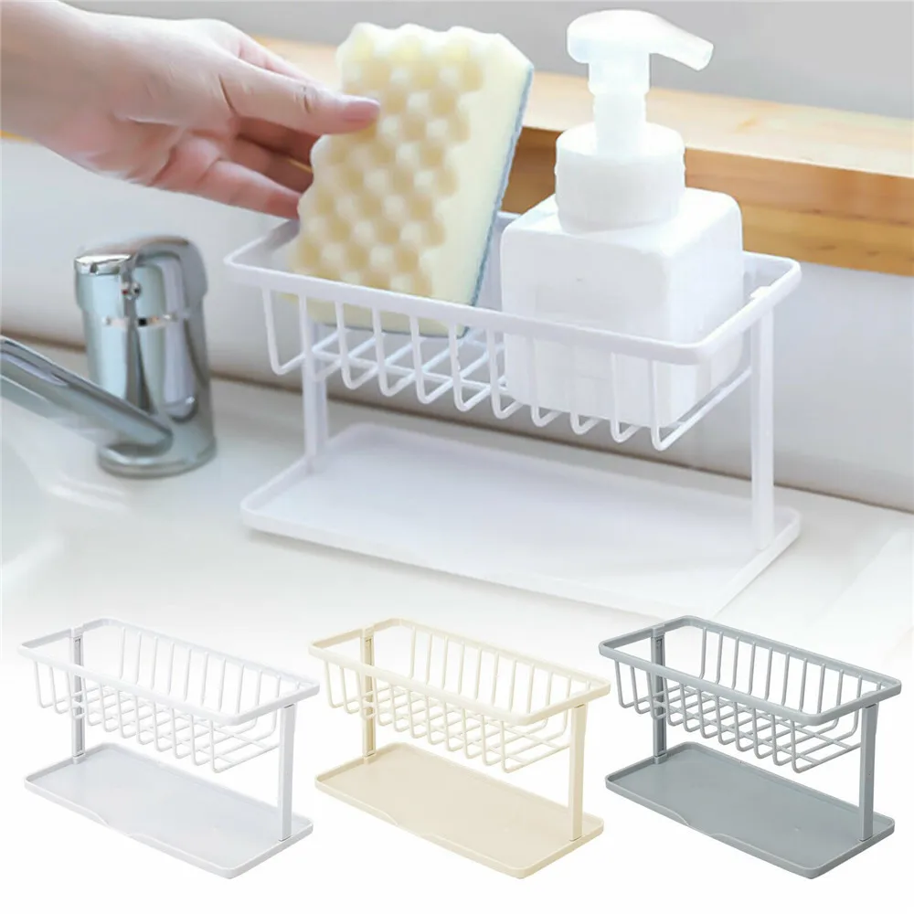 

Sink Drain Rack Soap Sponge Toilet Holder Storage Organizer Bathroom Accessories Kitchen Gadget Convenience Shelf Kitchen Holder