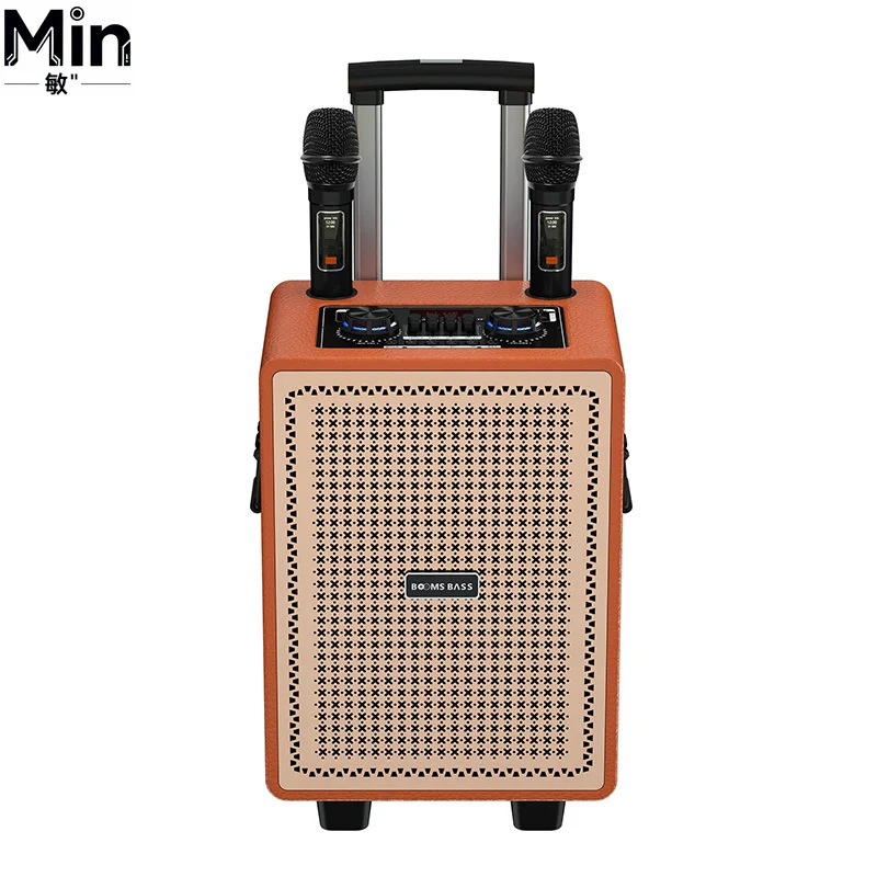 Professional 8 Inch Audio Speaker Portable Outdoor Bluetooth Speaker Strong Sound For Outdoor Meeting Party Camping Activity