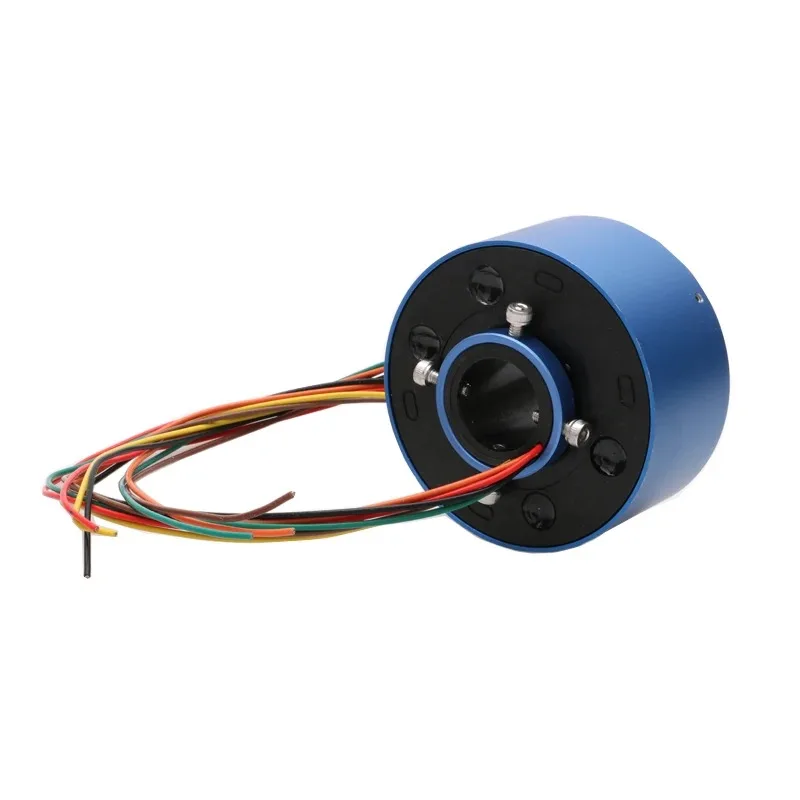 

12.7mm/25.4mm Hollow Shaft Slip Ring 10A 2/4/6/12 Channels Conductive Connector