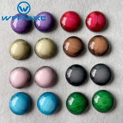 WFFNNKC 10-20Pcs Fashion Half Round Flatback Resin Patch Earrings Brooch Jewelry Mateial Accessories DIY Handmade Decor Supplies