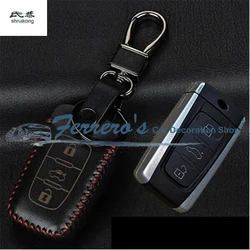 1PC Leder Auto Schlüssel Tasche Fall Halter Abdeckung Geeignet für Brilliance V5 H530 FSV Zubehör