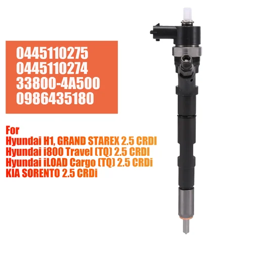 Imagen 1 del producto Boquilla de inyector de combustible diésel 33800-4A500 0445110275 0445110274 para Hyundai Starex H1 I800 iLoad / KIA Sorento 2,5 CRDI D4CB, novedad