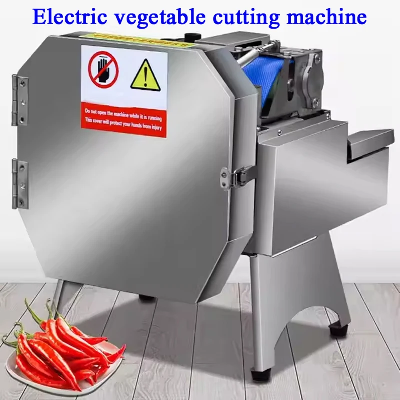 Commercial Green Onion Cutter Cleaf Vegetable Segment Cutter Chili Ring Cut Chives Sauerkraut Shredded Cutting Machine