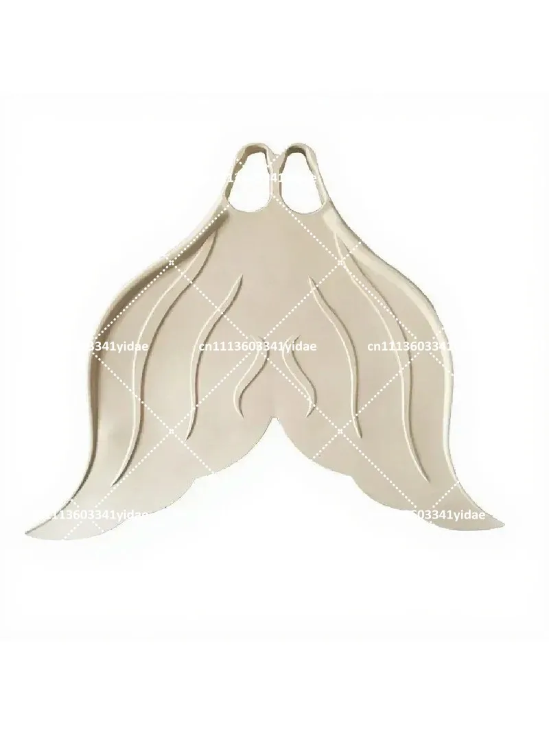 Durable Silicone Swimming Monofin, Pool Diving Fins for Adults and Children