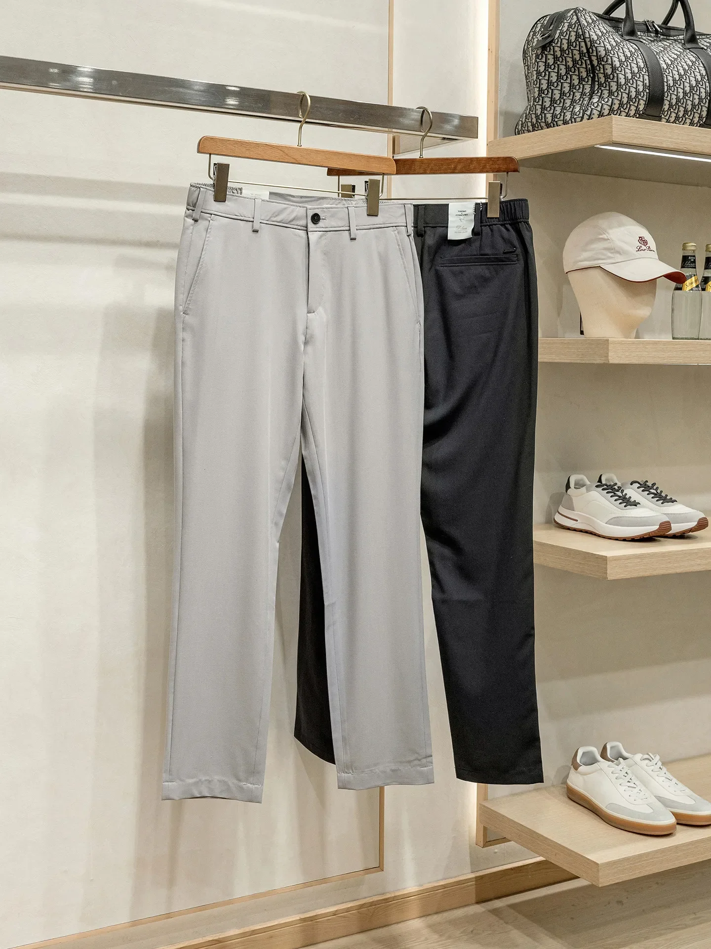 Outdoor perspiration quick-drying, simple thin straight casual pants