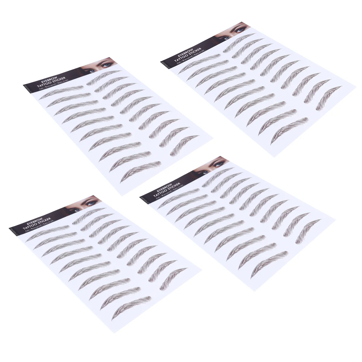 Reusable False Eyelash Sticker Eyebrow Stickers Artificial Tool Imitation Makeup Cosmetics