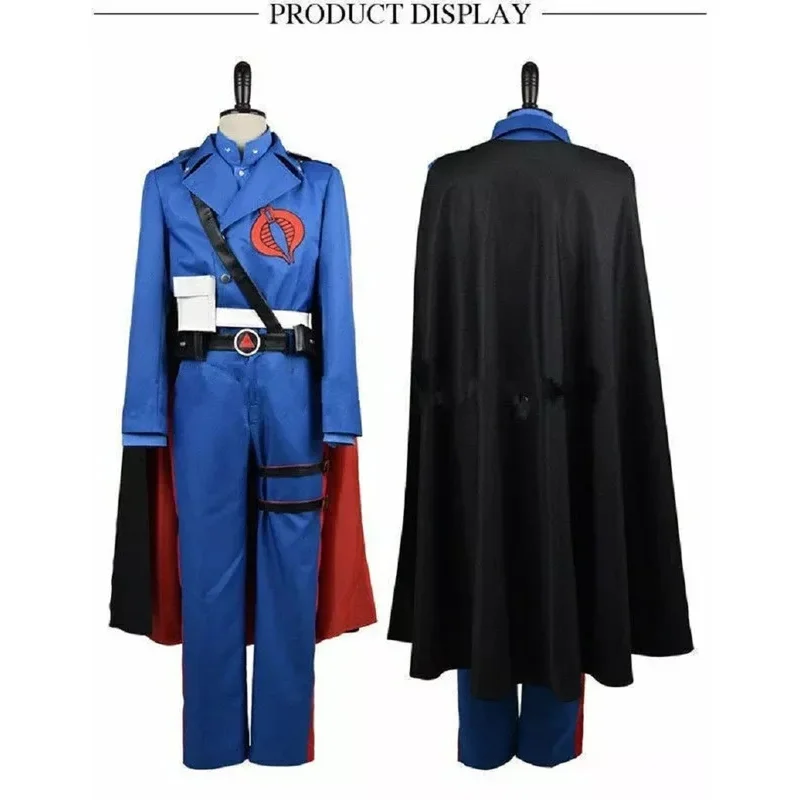 

G.I. Joe Retaliation Cobra Commander Uniform Cosplay Costume Blue Men Suit