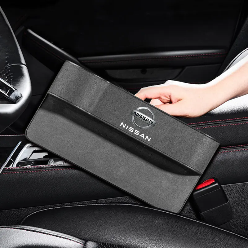 Car Seat Gap Storage Bag Cup Holder For Nissan 350z 370z altima Armada Frontier Kicks Leaf nismo pulsar Qashqai Auto Accessories