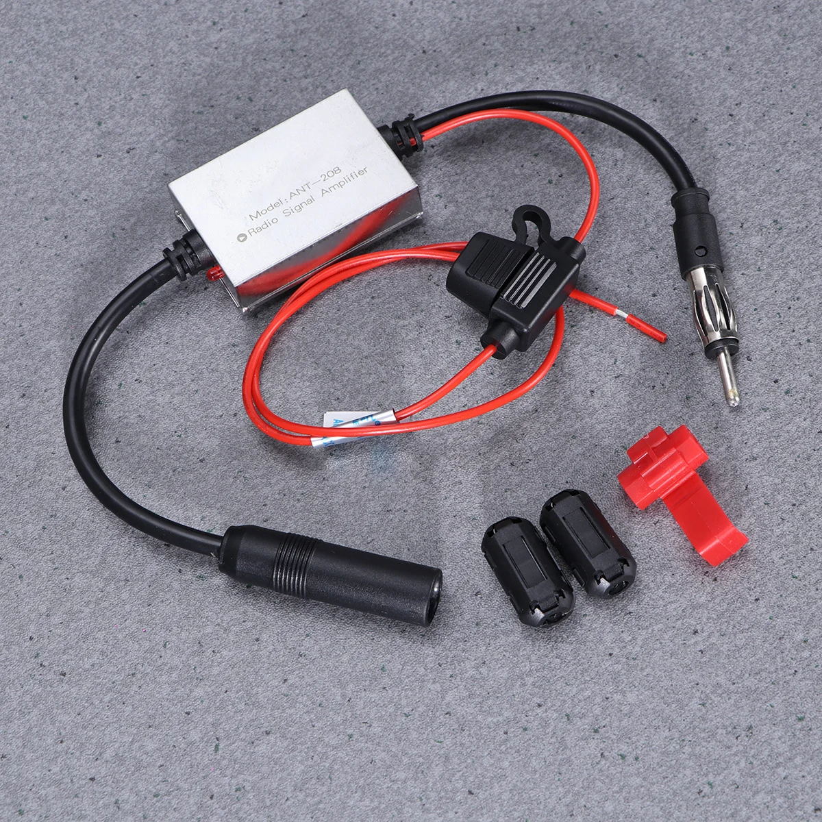 

Car Antenna Amplifier FM Signal Booster Vehicles Radio Aerial Automotive Adapter Professional Quality