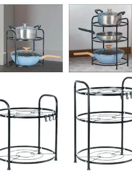 Prateleira de Cozinha Independente Reforçada para Organização de Panelas, Utensílios e Louças - Sem Marca Registrada
