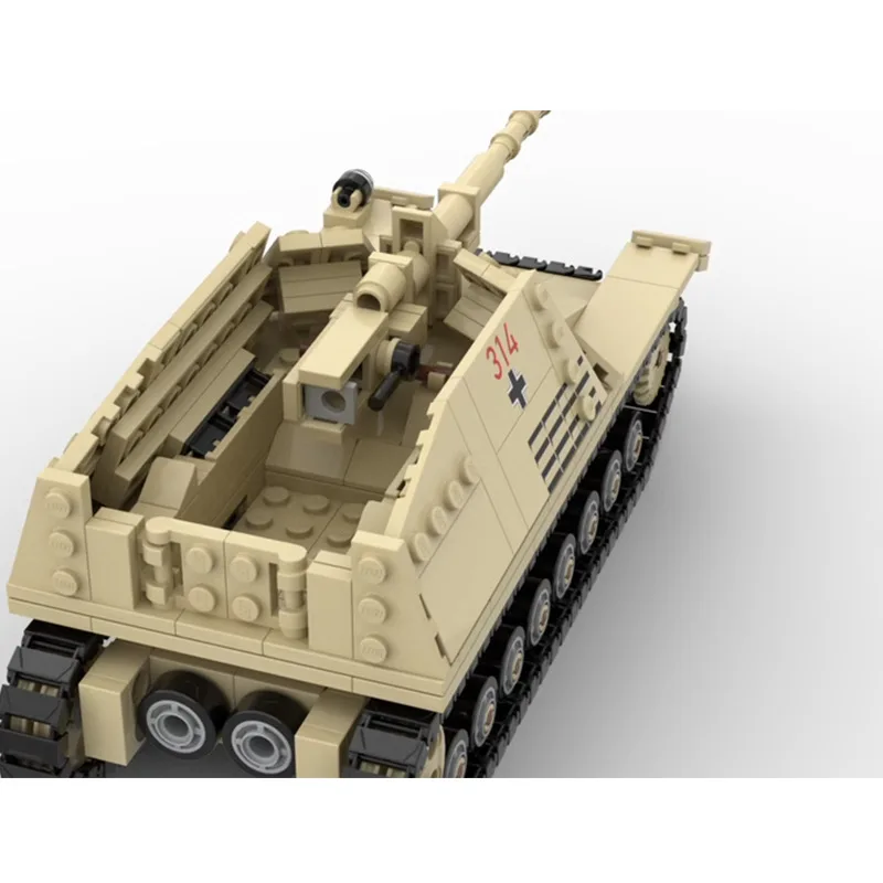 العسكرية WW2 الجيش الألماني الكركدن دبابات المدمرة المركبات المعدات الحرب الأمامية الشرقية اللبنات ثلاثية الأبعاد لغز لعب الاطفال هدية