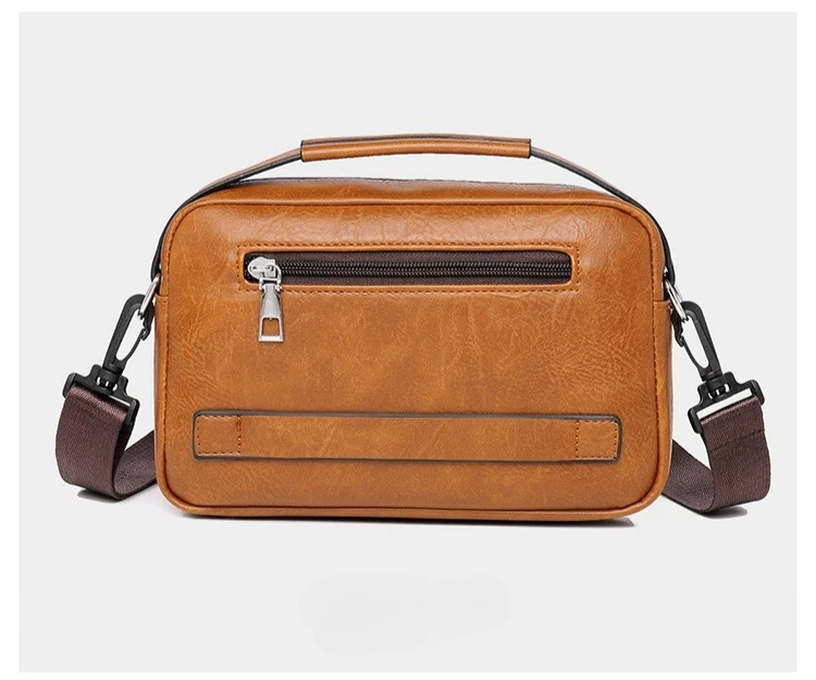 New Brand Men's High-end Shoulder Bag, Men's Mailman Bag, Waterproof and Versatile Single Shoulder Bag, Men's Style