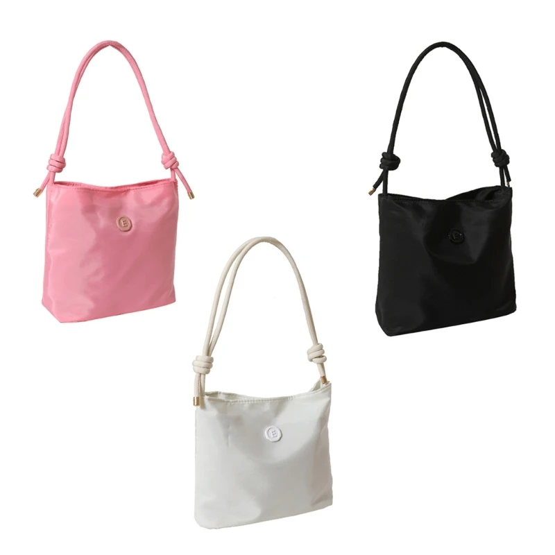 Stylish Nylon Shoulder Bag for Women Handbag Underarm Bags with Closure