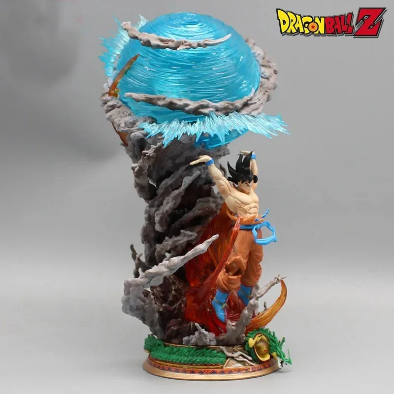 17cm Anime Dragon Ball Goku Figuras Anime Sou Goku Super Saiyan Figuras de acción Modelo Genki Bomb GK Figuras Colección Juguetes Regalos