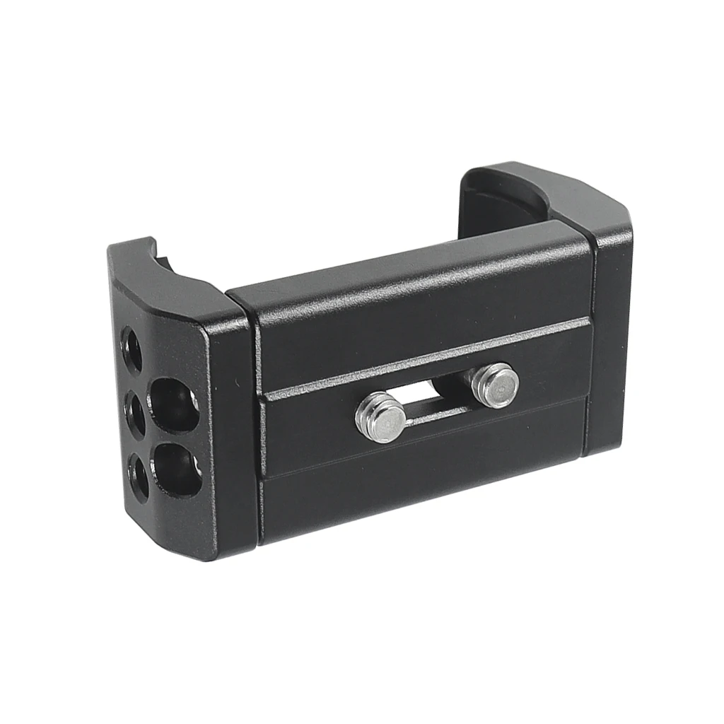 Kamerahalterung aus Aluminiumlegierung, Powerbank-Klemmhalter, 1/4 Zoll Gewinde für 55 bis 85 mm tragbare Batterie für DSLR-Käfig-Rig DJI MIC 1/2 – Detail 6
