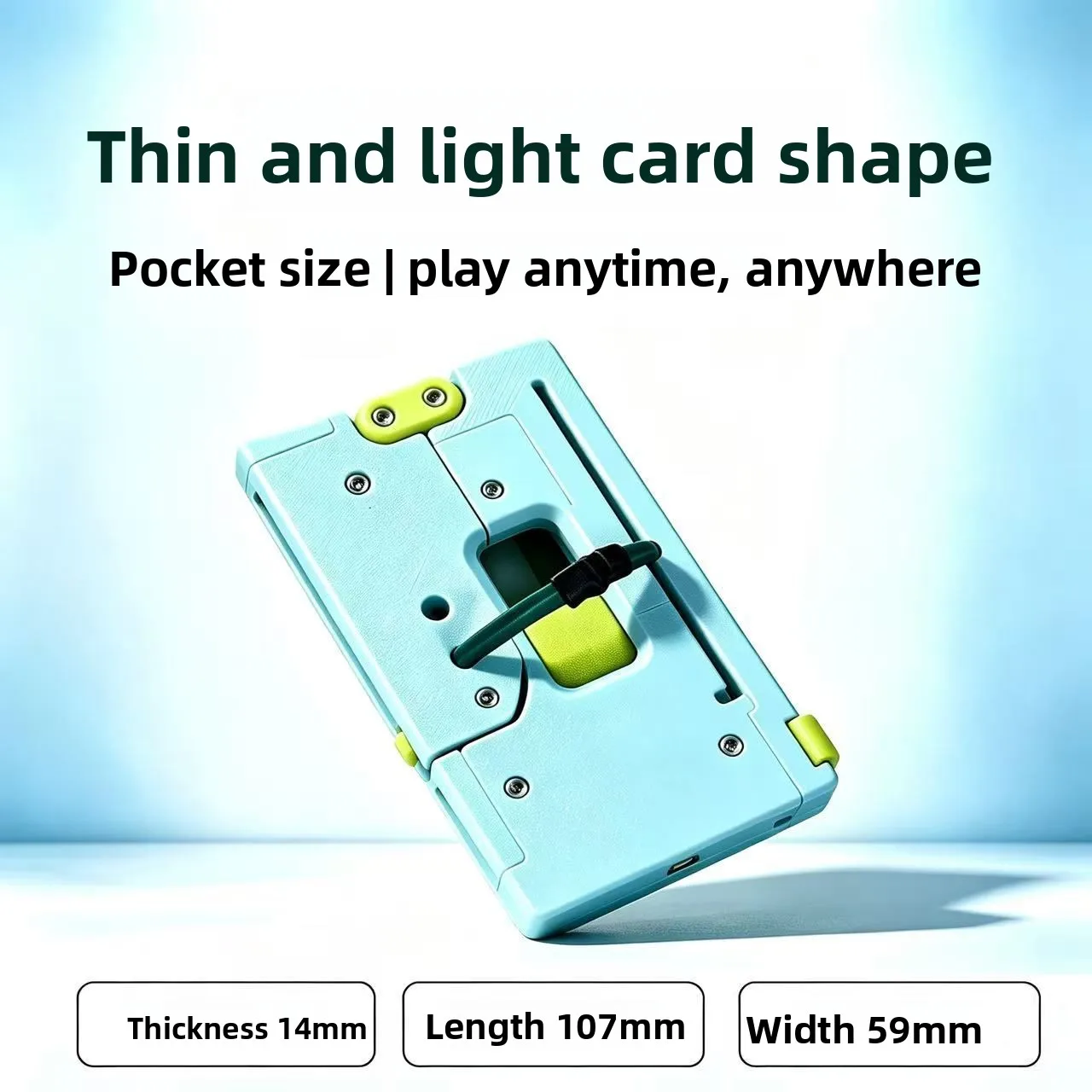3D-printed Improved Version Foldable Card Slingshot Portable Magic Box Stress-relieving Toy Third Generation Enhanced Thickened