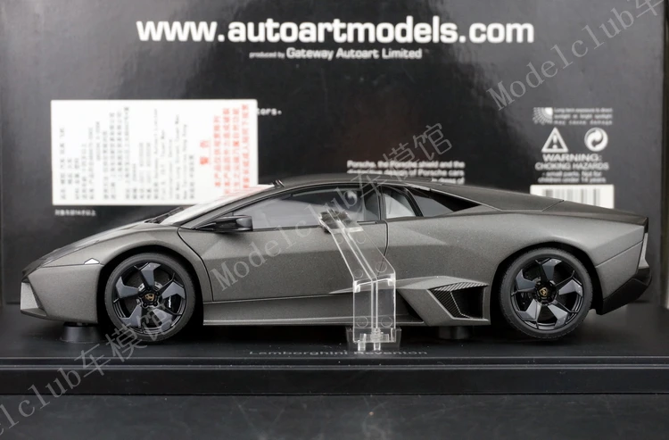 Autoart 1:18 Reventon Gray Alloy Fully Open Simulation Limited Edition Alloy Metal Static Car Model Toy Gift